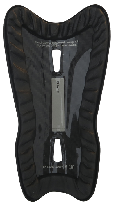 Inside of Monolit shin guards 12cm, Carbon fibre