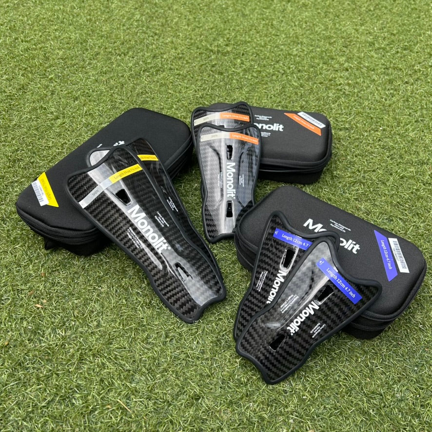 Monolit Carbon Fibre Shin pads, 12, 14 and 19cm