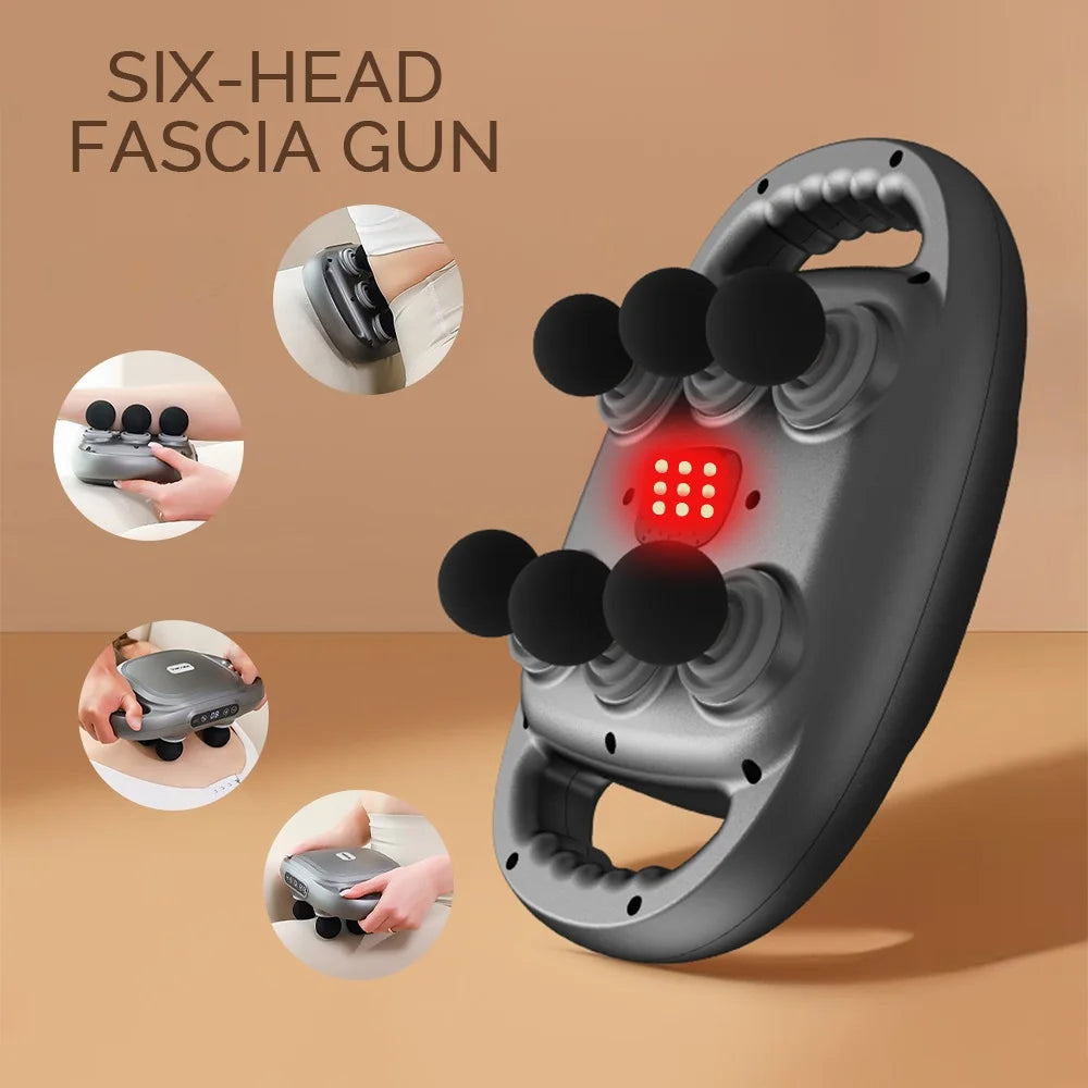 Six-Head Relaxation Massager